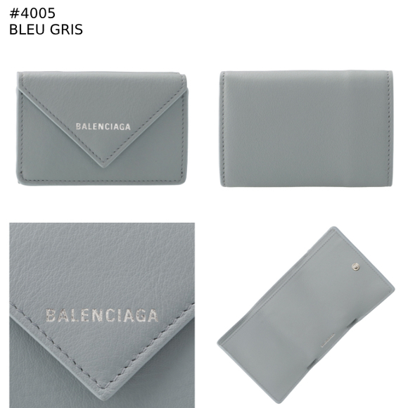 BALENCIAGA Wallet Trifold Mini Wallet Paper PAPIER - Picture 8 of 9